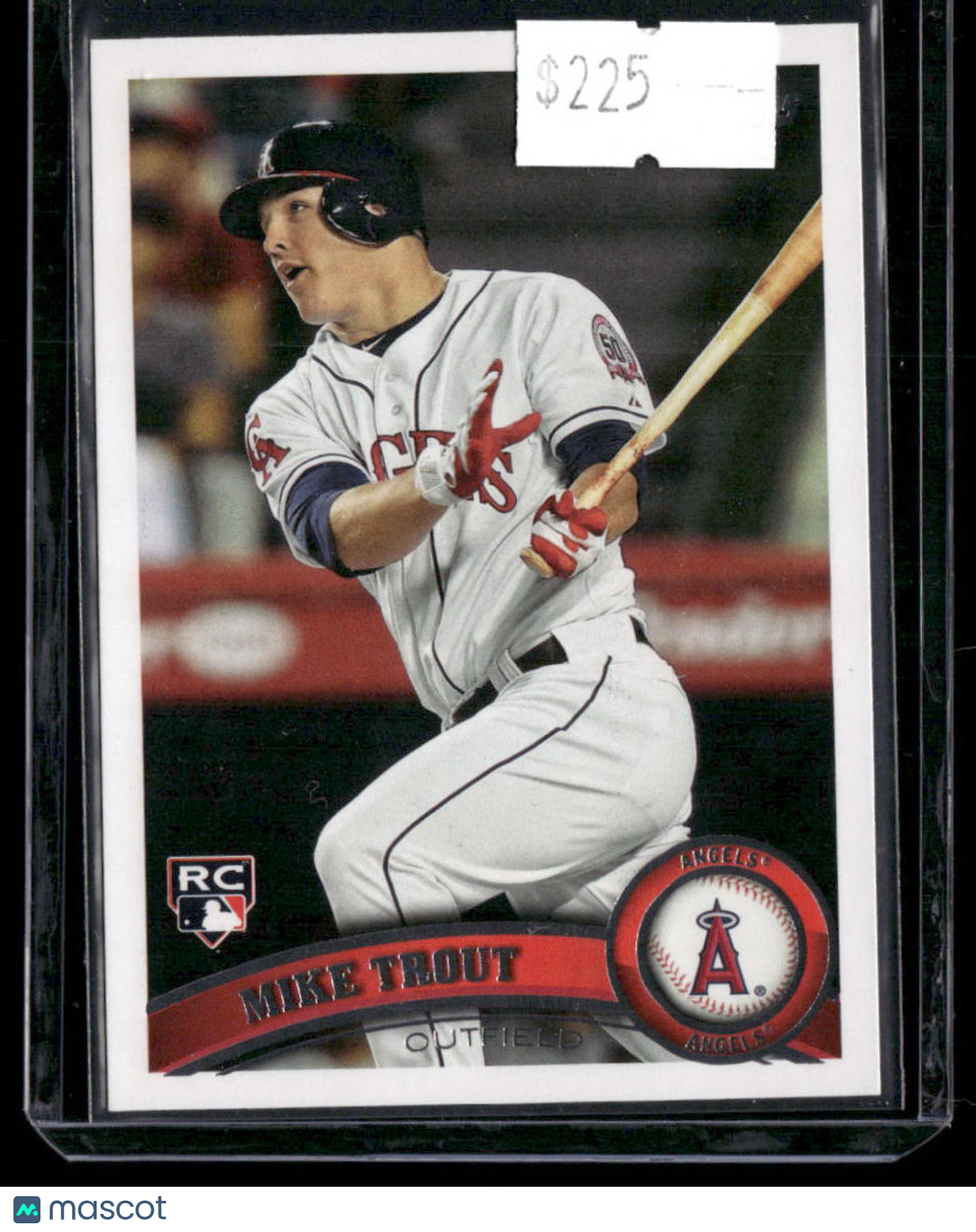 2011 Topps Update Series Mike Trout #US175