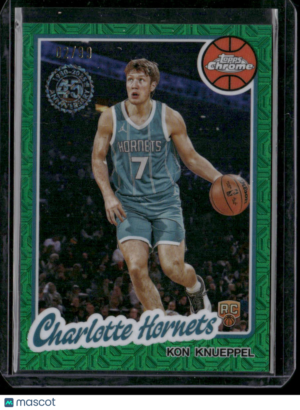 2025 Topps Chrome Kon Knueppel #TC-KK Green