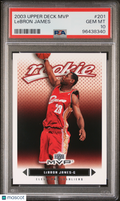 2003 Upper Deck MVP LeBron James #201 PSA 10