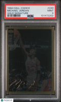 1994 Collector's Choice Michael Jordan #240 Gold Signature PSA 9