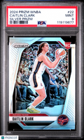 2024 Panini Prizm WNBA Caitlin Clark #22 Silver PSA 9