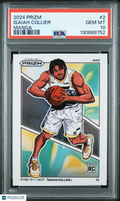 2024 Panini Prizm Manga Isaiah Collier #2 PSA 10