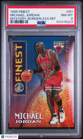 1995 Finest Mystery Michael Jordan #M1 Borderless Refractor PSA 8