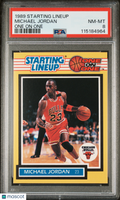 1989 Starting Lineup One On One Michael Jordan PSA 8