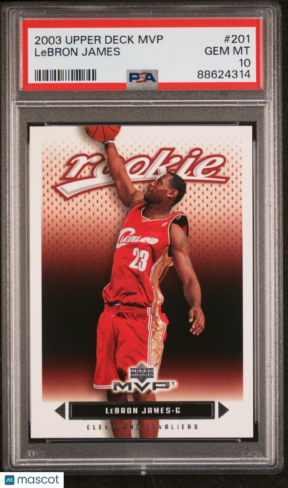 2003 Upper Deck MVP LeBron James #201 PSA 10