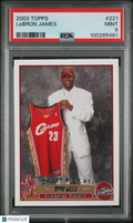 2003 Topps LeBron James #221 PSA 9