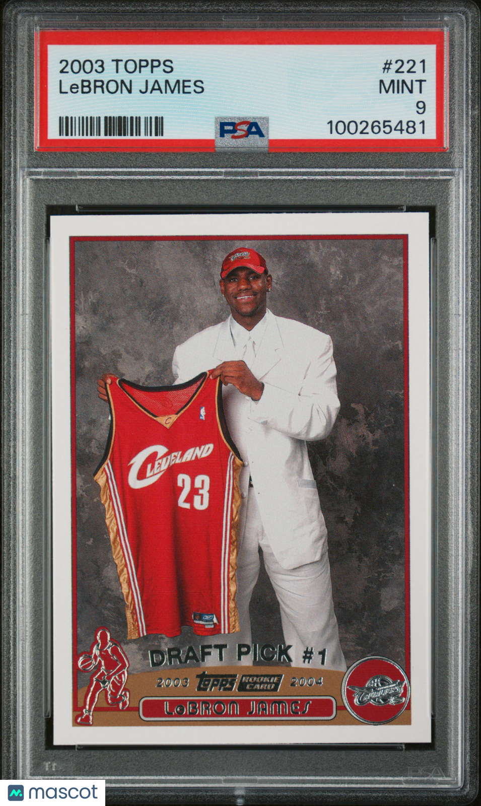 2003 Topps LeBron James #221 PSA 9