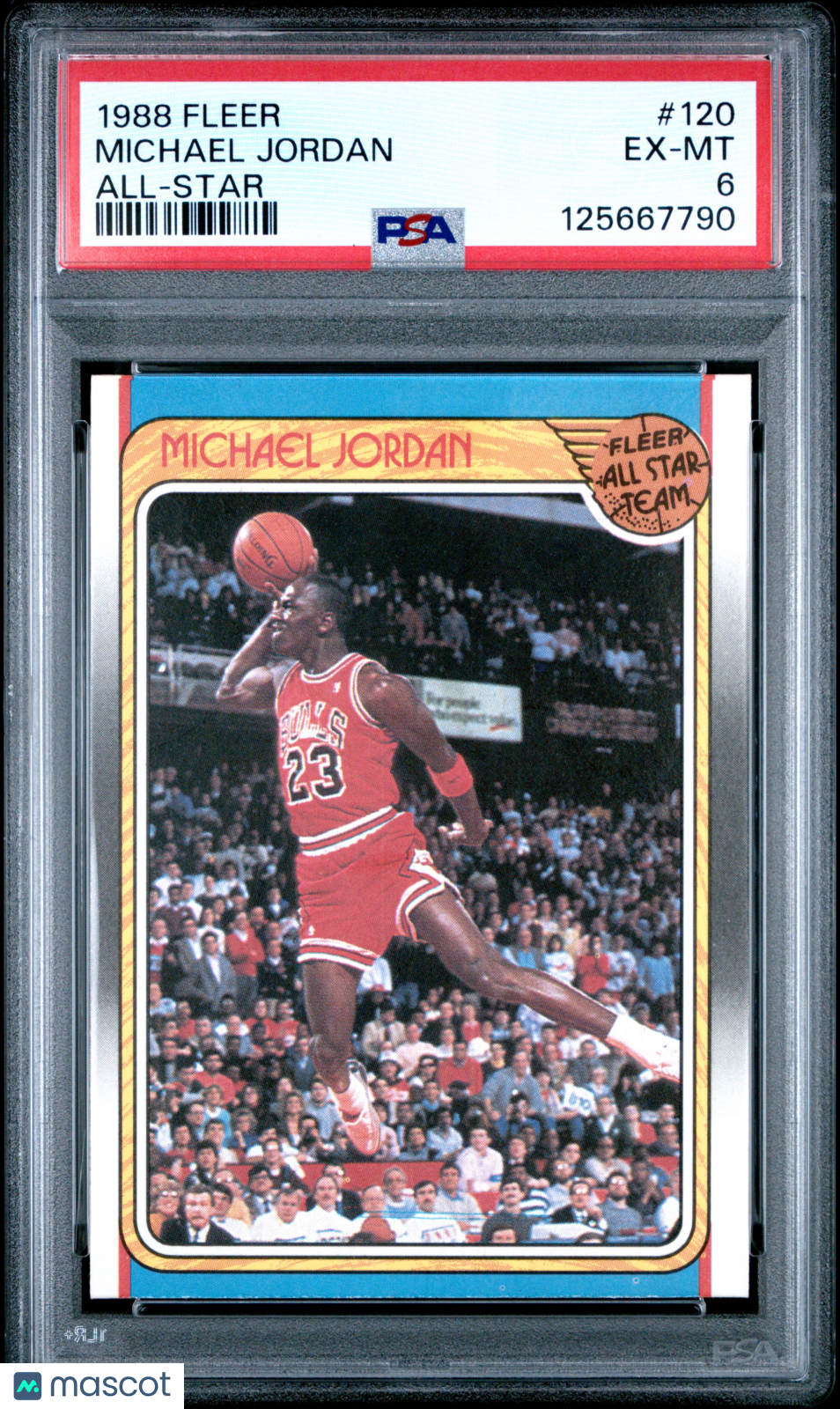 1988 Fleer Michael Jordan #120 All Star PSA 6